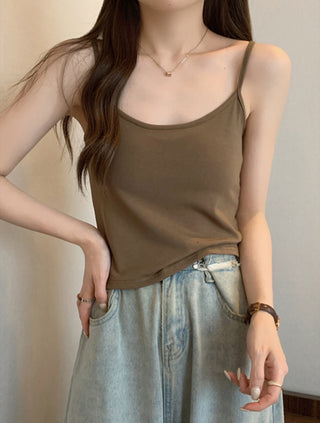 Crop slim fit two-piece tops