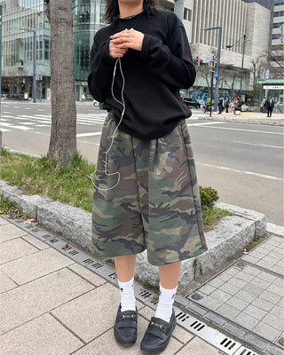 (UNISEX) Camouflage Bermuda Shorts