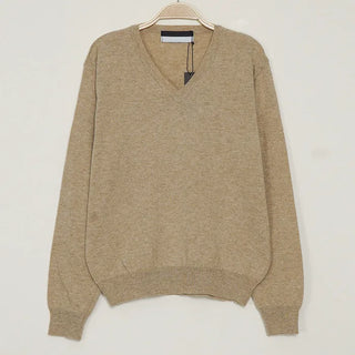Cashmere V-neck knit