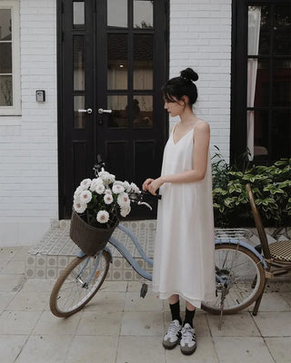 Satin Layered Camisole Dress