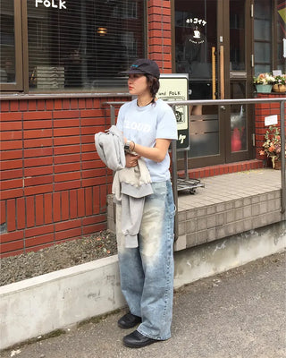 (Unisex) Vintage Camo Denim Pants