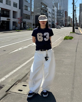 Cotton balloon pants