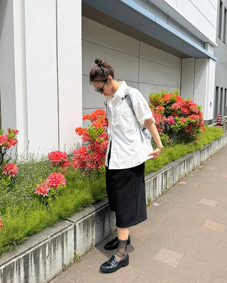 Shirring loafers