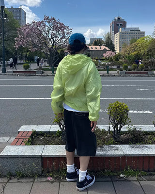 Windbreaker Hooded Zip-Up