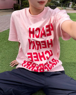 Big Lettering Cropped T-Shirt