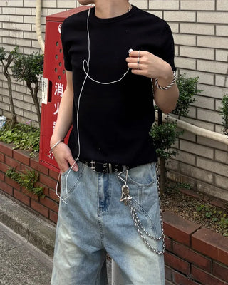Basic Rib T-Shirt