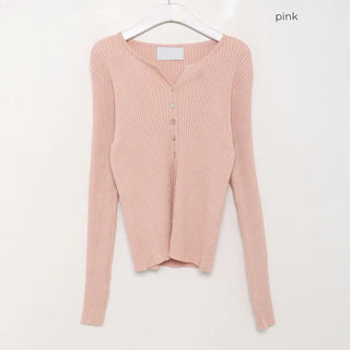 Simple ribbed cardigan