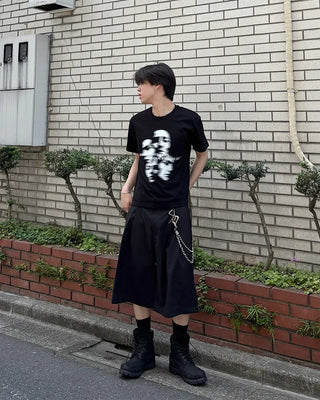 Face print T-shirt