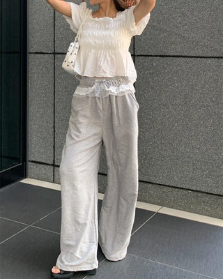 Smocking Shirring Blouse