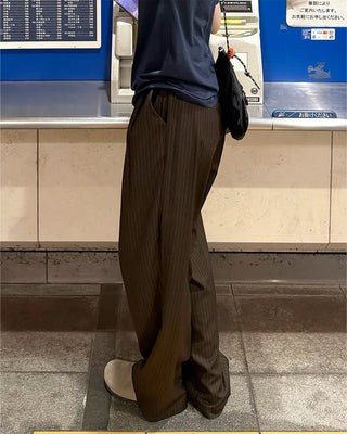 Colin striped slacks