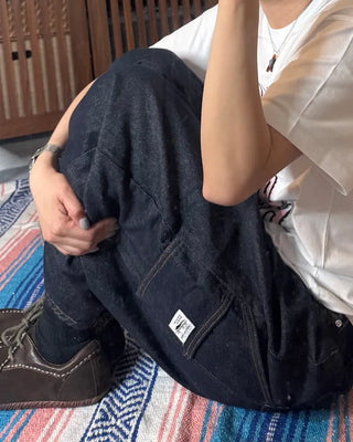 D-ring carpenter denim pants