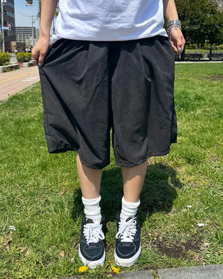 Wide Bermuda shorts