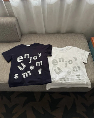 Lettering Short-Sleeved T-Shirt
