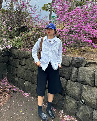 Basic oversized shirt