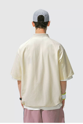 [Monterest] Quick-Dry Half-Zip Polo Shirt