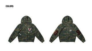 [MASONPRINCE] Camouflage Hooded Jacket