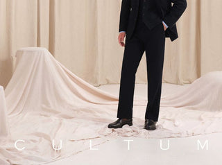 [CULTUM] Brushed Herringbone Suit Set
