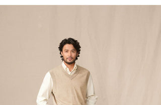 [CULTUM] V-Neck Knit Vest