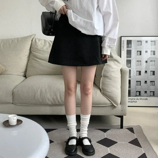 Polyester mini skirt