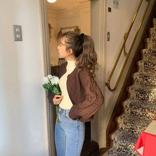 Simple Cable Cardigan