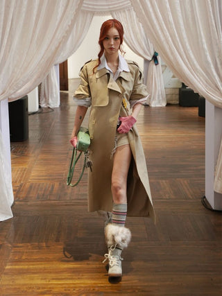 [Moromoro2] Cable Knit Shorts