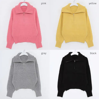 Soft Half-Zip Sweater