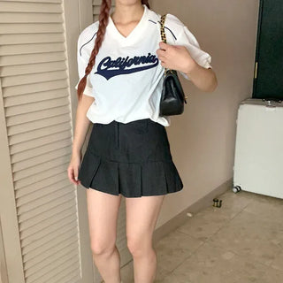 Lettering Anorak T-shirt