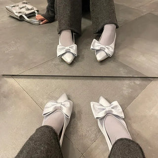 Big Ribbon Flat Shoes
