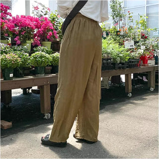 mute pleat pants