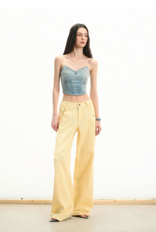 [NOTAWEAR] Cotton Straight Trousers