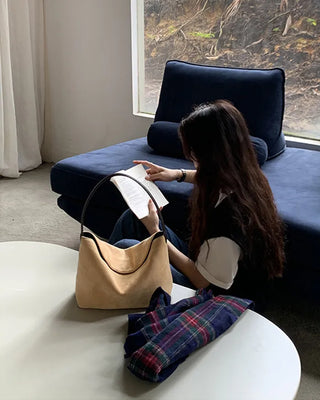 Autumn/Winter Daily Suede Tote Bag