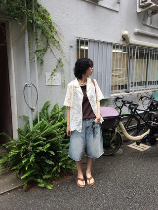 Vintage denim shorts