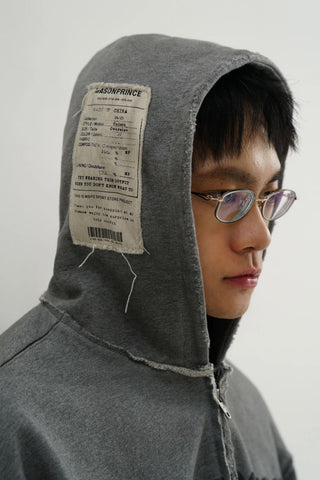 [MASONPRINCE] 460G Heavyweight Remake Zip-Up Hoodie
