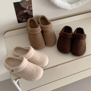 2-Way Boa Mule Sandals/Slippers