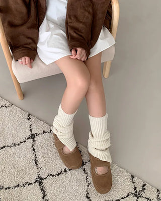 High quality! Boa-lined Mary Jane strap shoes