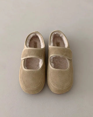 High quality! Boa-lined Mary Jane strap shoes