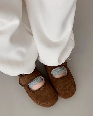 High quality! Boa-lined Mary Jane strap shoes