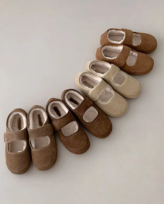 High quality! Boa-lined Mary Jane strap shoes