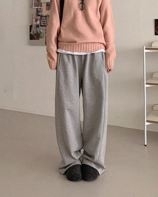 Platform felt suede mules