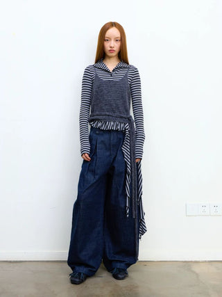 [NeverSeez] Mohair Blend Knit Set