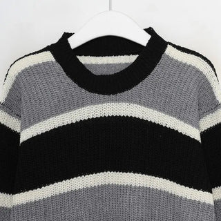 Asymmetrical Border Knit