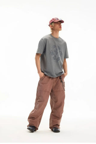 [Monterest] Outdoor Graphic Print Relaxed Fit Tee
