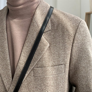 Daily Herringbone Wool Jacket (2 colors)
