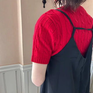 Cable sweater