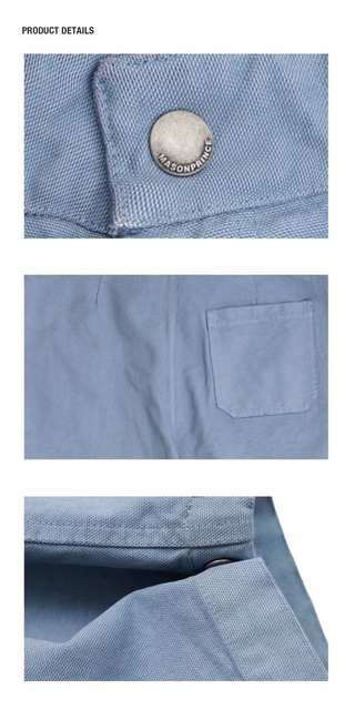 [MASONPRINCE] Faded Curved-Cut Pants