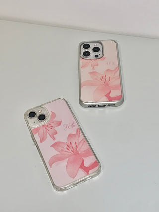 stripe phone case (red)