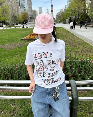 Crayon lettering T-shirt