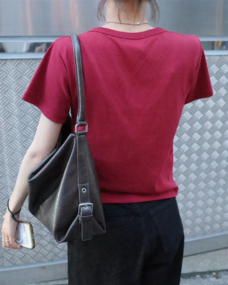 Colored short-sleeved T-shirt