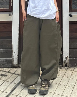 Loose cotton pants