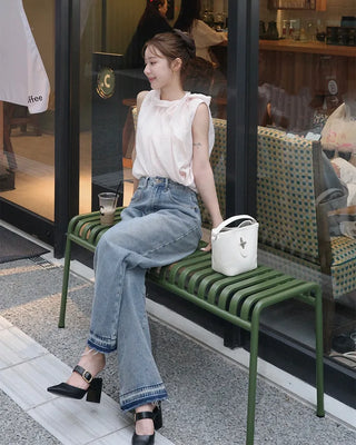 Cube design handbag